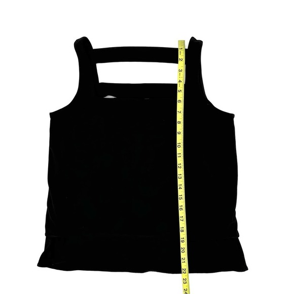 WHBM strappy back layered top in black Size S - Picture 7 of 8